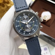 IWC watch/IWC stainless steel watch/Business watch/Quartz watch/Fashion watch/Men s watch/Multi-fo