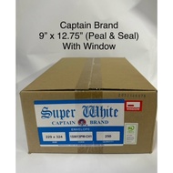 Envelope A4 with Window / Sampul Surat A4 Bertingkap / 9"x12.75" (229mm x 324mm) /with Peal & Seal /