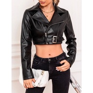 Ramones Women's Leather Jacket Korean blazer style punk women shirt