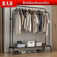 <READY STOCK> Single/Double-Pole Clothes Hanging Rack / Rak Baju Murah / Rak Pengering Pakaian