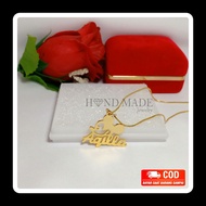 Titanium Steel Antirust Name necklace titanium Name necklace Name necklace