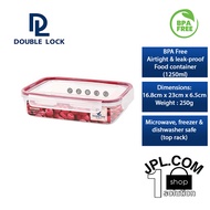 Double Lock 1250ml Airtight Food Container Model 1287
