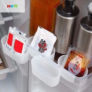 MNTT Clear Freezer Convenient Sauce Bag Rack Seasoning Bag Holder Refrigerator Storage Box Fridge Organizer