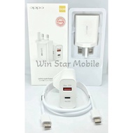 Oppo GaN Charger 65w Super VOOC Adapter With Type-C To Type-C Cable