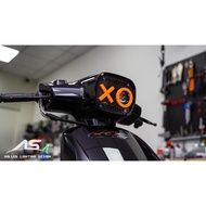 Sui ASOX 大燈組 OX大燈 魚眼 LED 鈴木 Suzuki 專用改裝大燈 提升夜間行車安全 1個 綠色