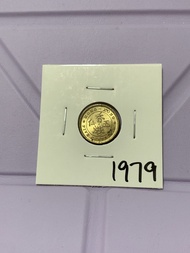 （1979年五仙）香港政府硬幣伊利沙伯二世 1979年五仙或叫斗零Government of Hong Kong Queen Elizabeth ll 1977 $0.05