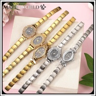 DIY Ellipse Simple Watch Men Women'S 9MM Width Italian Elastic Charm Stainless Watch Header Linker B