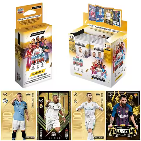 Genuine Topps 2025-26 Match Attax UEFA Champions League Soccer Collectible Trading Cards Premium Fan