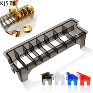 KJ57K 8 Grid 1PC Colorful Portable Piano shape Salon Hairdressing Tools Limit Comb Storage Box Clipp