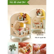Lovely assembled mini DOLL HOUSE DOLL HOUSE model - Diy handmade DOLL HOUSE - necron decor