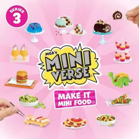 MGA Miniverse Mini Restaurant Series 3rd Edition - Blind Box Collectable Miniature Decorations Child