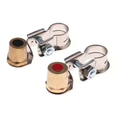 2 Pcs Universal Car Adjustable Battery Terminal Clamp Clips Connector Quick Release for VW for BMW f