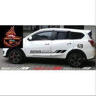 Cheapest Datsun go 3 row car stickers, Datsun sport car cutting list stickers