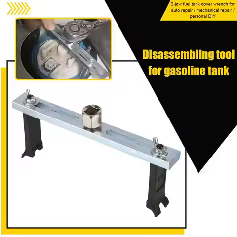 Fuel Pump Lid Change Spanner 2 Jaw Wrench Tools For Car Oil Tank Cover Lever Remover Car Motorcycle 