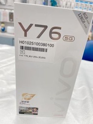 Vivo Y76 8+128GB 黑🎉全新未拆～贈配件🌟