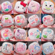 Transparent 3D Cartoon Case For Redmi Buds 6 Play or Redmi Buds SE Bluetooth Earphone Accessories Co