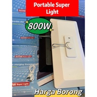 1000W/800W /600WRechargeable light led Ufo light bulb emergency light / lampu pasar malam