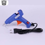 OP Glue Gun 20W dengan Tombol On Off dan Kawat Penopang Alat Pencair Lem Stick 