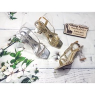 Sandals With Rhinestone Heels