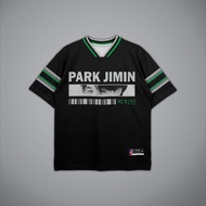 Eye park jimin bts bangtan jersey oversize jersey kpop street jersey