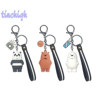 [TinchighS] we bare bears keyrings ice bear key chain lanyard bag pendants ornaments collect [NEW]