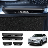 Car Accessories Door Sill Plate For Honda Vezel 2022  Door Sill Strip  Welcome Panel  Threshold Protection Auto Parts