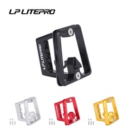 LP Litepro Bike Front Carrier Block Holder 3 Hole Bracket Bag Use For Dahon Folding Bicycle Front Rack Carrier