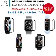 Screen protector for Xiaomi Mi band Miband 10 9 9 Pro 9 Active Mi band 8 8 Pro 8 Active Mi band 7 7 