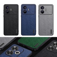 Ultra Thin Casing Realme GT NEO6 NEO5 SE NEO 3 5 Case Tree Grain PU Leather Cover Soft Phone Protector
