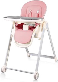 Cynebaby High Chair for Babies and Toddlers, Space Saver High Chair for Baby Multifunctional Baby Feeding Chair with Adjustable Tray Easy to Clean