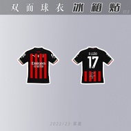 Nhãn dán bóng đá sáng tạo từ tính acrylic cho tủ lạnh Chữ ký của Barcelona Legend Lionel Messi Crona