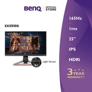 BenQ MOBIUZ EX2510S 24.5 inch IPS 165Hz 1ms HDRi Screen Auto-adjustment Tech Eye Care Gaming Monitor