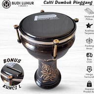 Special Calti Darbuka 6 inch Waist Dumbuk with Quality Carved Motif and Bonus L Key