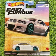 Xe mô hình Hot Wheels Premium Fast & Furious BMW M3 E46