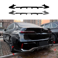 Suitable for BMW 7 Series i7 G70 G73M Sport 2023+Rear Lip Tail Lip Spoiler Small Surround Modificati