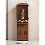 Buddha Shrine New Chinese Style Stand Cabinet God Table Cabinet Master Cabinet Guanyin Buddha Statue Cabinet Buddha Tabl