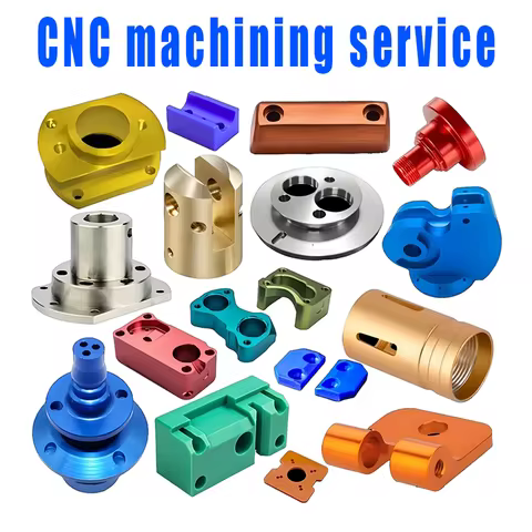 Custom CNC Machining Services Aluminum Anodized Metal & Plastic Parts Processing for Non-Standard Co