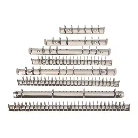 A4/B5/A5/A6/A7 Metal Spiral Rings Binder Clip Loose-leaf File Folder Clip Notebook Accessory Station