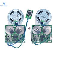 DIY Music Module/USB Download Greeting Card Movement, Christmas/Birthday MP3 Song Recording Board Gi