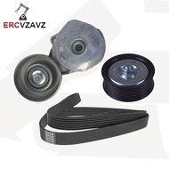 6PK1215 6PK1209 Complete Serpentine Kit Drive Belt Tensioner Assembly 90K-39162A fit for 2007-12 Nis