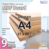 A4 MDF - 9mm MDF A4 Size