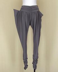 最愛 a la sha 日本專櫃 JIAN CA JUAN 灰色牛奶絲飛鼠褲老爺褲哈崙褲F號(64176)