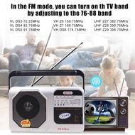 Rechargeable Transistor Radio Am/Fm/TV/SW 4 Band Original with Power and Battery 612 Radio fm am original Portable Radio