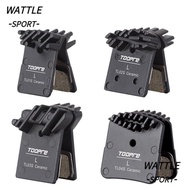 WATTLE Hydraulic Brake Ceramic Pads, Wear-Resistant Thicken Bike Disc Brake Pad, Heat-Resistant Heat