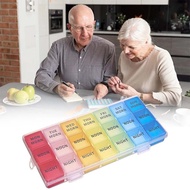 7 Day Travel Medicine Box Pill Holder Portable Medicine Box 1 Week Medicine Pill Holder