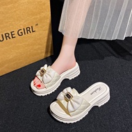 2843 people collect bow slippers for women and women's 2024 ultra-fire anti-slip thick-sol2843人收藏蝴蝶结