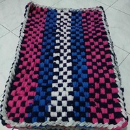 RANDOM COLOR WOVEN DOORMAT THICK KESED FEET SIZE 50x33 cm