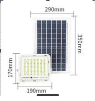LED Sorot Solar 300w Komplit 200w Lampu Led 300 Watt Tenaga Surya 100w