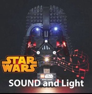 消費券 LEGO 75304 light Darth Vader Helmet Star Wars 星球大戰 黑武士 75304 lights led sound 樂高 燈飾 燈色 音響 音效 男朋友