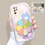 Xiaomi Poco M3 Pro Redmi Note 10 5G For Phone Case Softcase Soft Hp Casing Cute Cream Wave Mobile Ca
